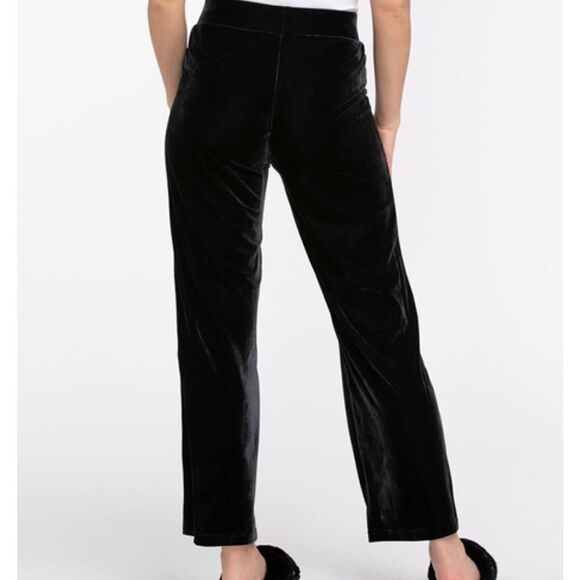 ⭐️NEW Cleo Petites Velvet Wide Leg Pull On Pant⭐️ - Picture 4 of 10